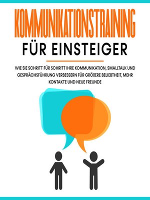 cover image of Kommunikationstraining für Einsteiger